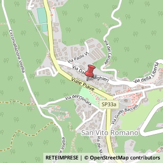Mappa Viale Piave, 76, 00030 San Vito Romano RM, Italia, 00030 San Vito Romano, Roma (Lazio)