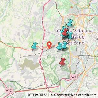 Mappa Via della Stazione Aurelia, 00165 Roma RM, Italia (3.26429)