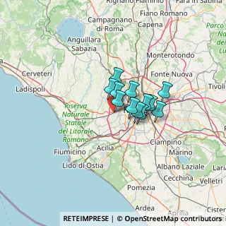 Mappa Via della Stazione Aurelia, 00165 Roma RM, Italia (7.75917)