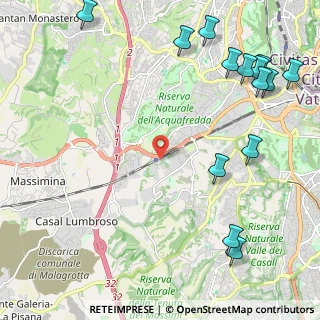 Mappa Via della Stazione Aurelia, 00165 Roma RM, Italia (3.24857)