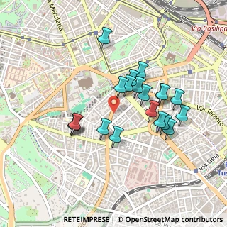 Mappa Via Veio, 00183 Roma RM, Italia (0.4195)
