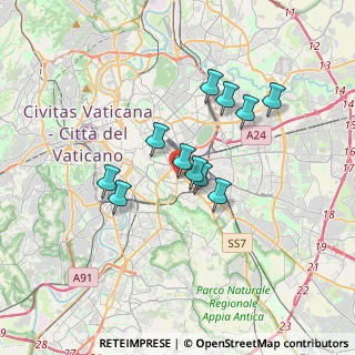 Mappa Via Veio, 00183 Roma RM, Italia (2.90182)