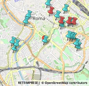 Mappa Via della Fonte di Fauno, 00153 Roma RM, Italia (1.266)
