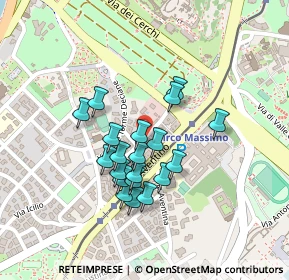 Mappa Via della Fonte di Fauno, 00153 Roma RM, Italia (0.1855)