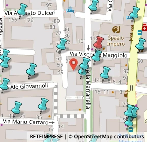 Mappa Via della Marranella, 00177 Roma RM, Italia (0.084)