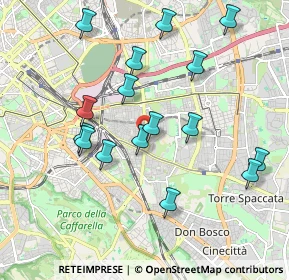 Mappa Via della Marranella, 00177 Roma RM, Italia (2.06)