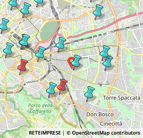 Mappa Via della Marranella, 00177 Roma RM, Italia (2.89895)