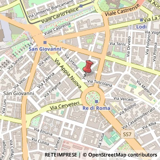 Mappa Piazza Sulmona, 5, 00182 Roma, Roma (Lazio)