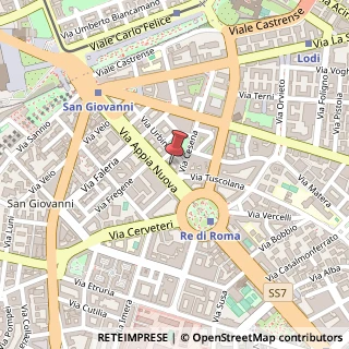 Mappa Via Appia Nuova, 111, 00183 Roma, Roma (Lazio)