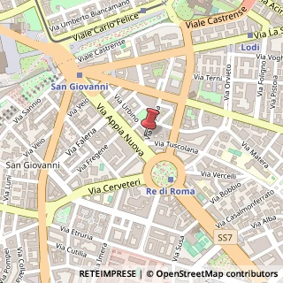 Mappa Via Cesena, 1, 00182 Roma, Roma (Lazio)
