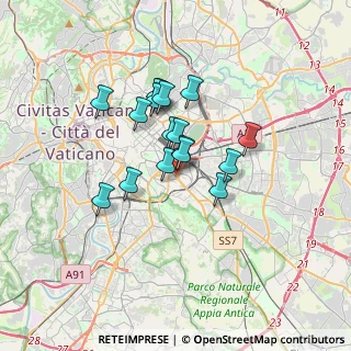 Mappa Via Appia Nuova, 00144 Roma RM, Italia (2.65471)