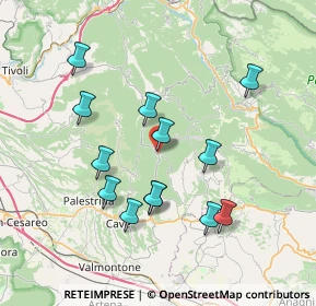 Mappa Viale Piave, 00030 San Vito Romano RM, Italia (7.53231)