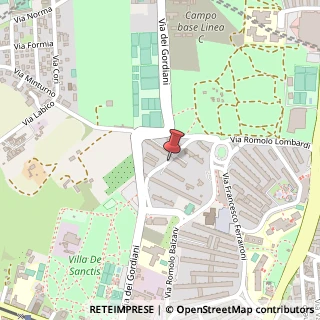 Mappa Via Valentino Banal, 30, 00177 Roma, Roma (Lazio)