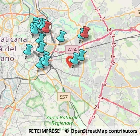 Mappa Via Valentino Banal, 00177 Roma RM, Italia (3.96588)