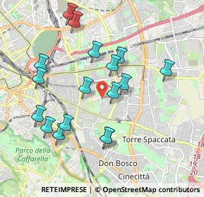 Mappa Via Valentino Banal, 00177 Roma RM, Italia (2.03235)