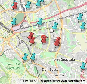 Mappa Via Valentino Banal, 00177 Roma RM, Italia (2.72895)