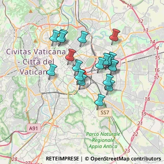 Mappa Via Aosta, 00183 Roma RM, Italia (3.11737)