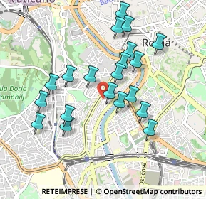 Mappa Largo Bernardino da Feltre, 00153 Roma RM, Italia (0.9155)