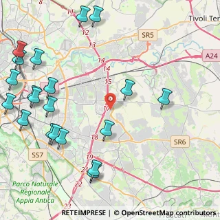 Mappa Via San Giovanni Rotondo, 00155 Roma RM, Italia (6.23)