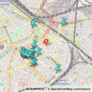 Mappa Via Voghera, 00183 Roma RM, Italia (0.577)