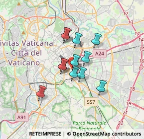 Mappa Via Voghera, 00183 Roma RM, Italia (2.42083)