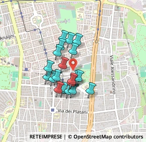 Mappa Via delle Petunie, 00171 Roma RM, Italia (0.3285)