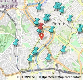 Mappa Via di S. Francesco a Ripa, 00100 Roma RM, Italia (1.1355)