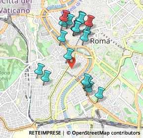 Mappa Via di S. Francesco a Ripa, 00100 Roma RM, Italia (0.974)