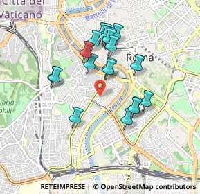 Mappa Via di S. Francesco a Ripa, 00100 Roma RM, Italia (0.8525)