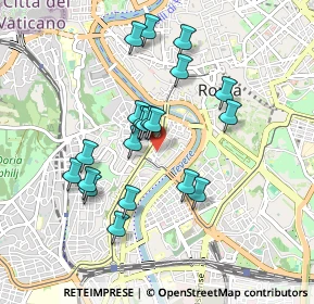 Mappa Via di S. Francesco a Ripa, 00100 Roma RM, Italia (0.853)