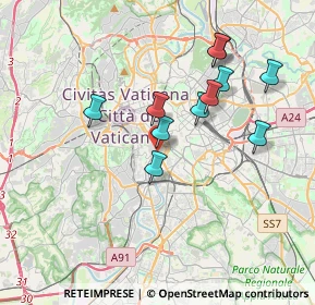 Mappa Via di S. Francesco a Ripa, 00100 Roma RM, Italia (3.52091)