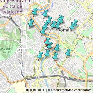 Mappa Via di S. Francesco a Ripa, 00100 Roma RM, Italia (0.9495)