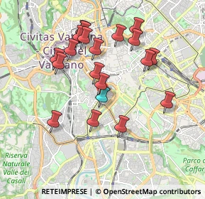 Mappa Via di S. Francesco a Ripa, 00100 Roma RM, Italia (1.898)