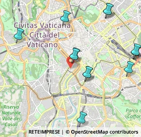 Mappa Via di S. Francesco a Ripa, 00100 Roma RM, Italia (2.51167)