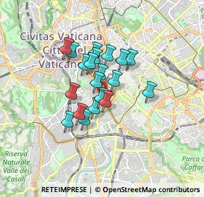 Mappa Via di S. Francesco a Ripa, 00100 Roma RM, Italia (1.2495)