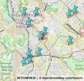 Mappa Via di S. Francesco a Ripa, 00100 Roma RM, Italia (2.31833)