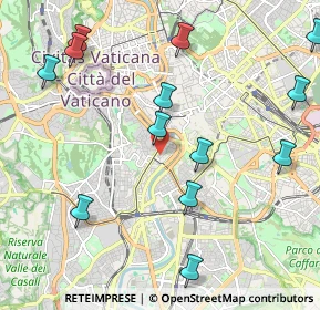 Mappa Via di S. Francesco a Ripa, 00100 Roma RM, Italia (2.62615)