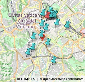 Mappa Via di S. Francesco a Ripa, 00100 Roma RM, Italia (1.842)