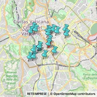 Mappa Via di S. Francesco a Ripa, 00100 Roma RM, Italia (1.3885)