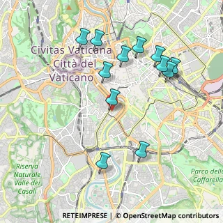Mappa Via di S. Francesco a Ripa, 00100 Roma RM, Italia (2.15167)