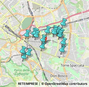 Mappa Via Formia, 00177 Roma RM, Italia (1.43056)