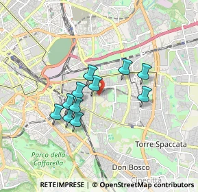 Mappa Via Formia, 00177 Roma RM, Italia (1.44182)