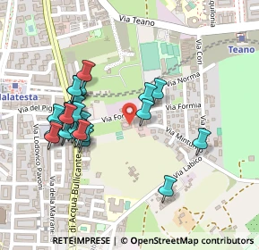 Mappa Via Formia, 00177 Roma RM, Italia (0.22308)