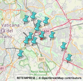 Mappa Via Formia, 00177 Roma RM, Italia (3.33308)