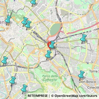 Mappa Via Savona, 00182 Roma RM, Italia (3.50333)