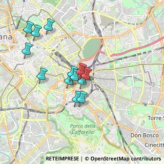 Mappa Via Savona, 00182 Roma RM, Italia (1.71923)
