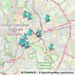 Mappa Via Savona, 00182 Roma RM, Italia (3.90846)