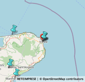 Mappa Lungomare Europa, 71019 Vieste FG, Italia (42.42917)