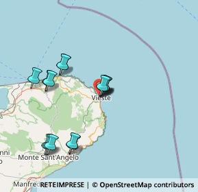 Mappa Lungomare Europa, 71019 Vieste FG, Italia (14.26133)