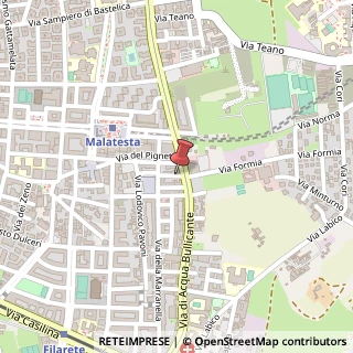 Mappa Via Giambattista Ramusio,  8, 00177 Roma, Roma (Lazio)